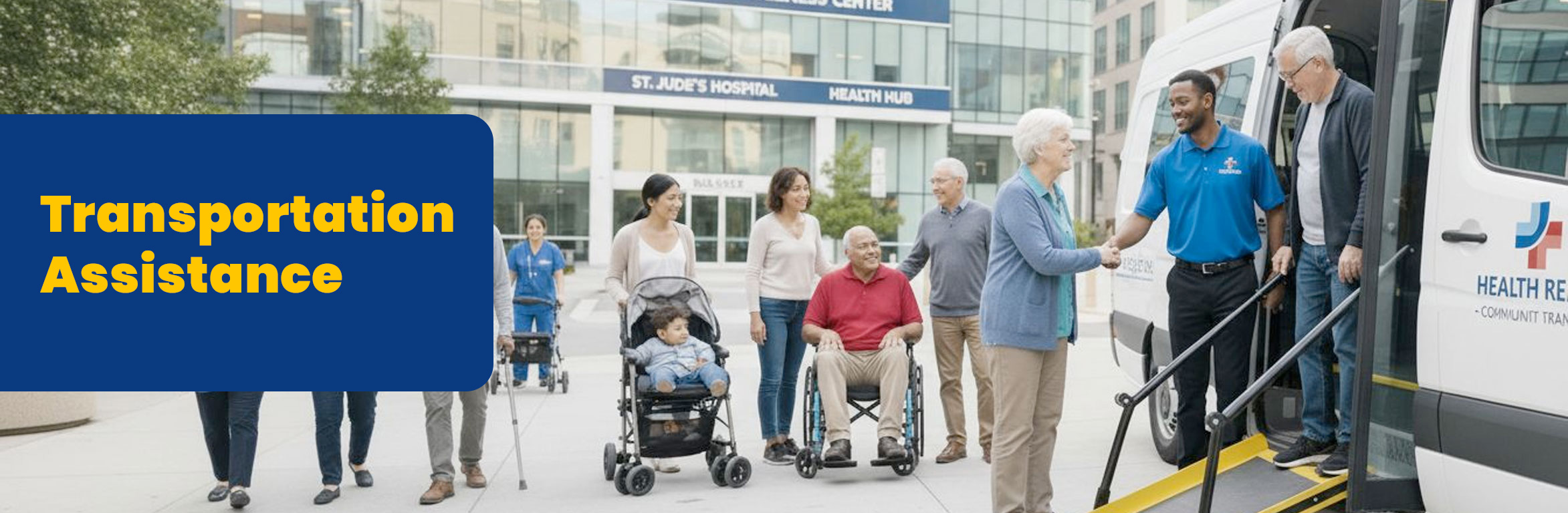 Transportation assistance for medical and social care appointments