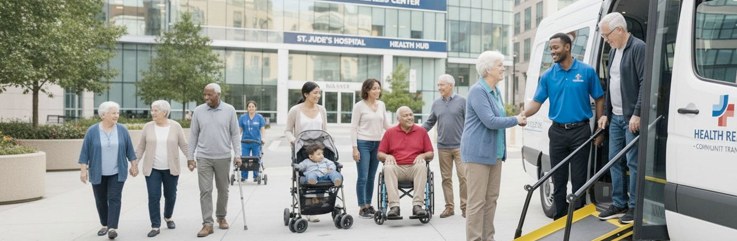 Transportation assistance for medical and social care appointments